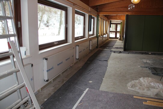 Installation der Heizkörper 